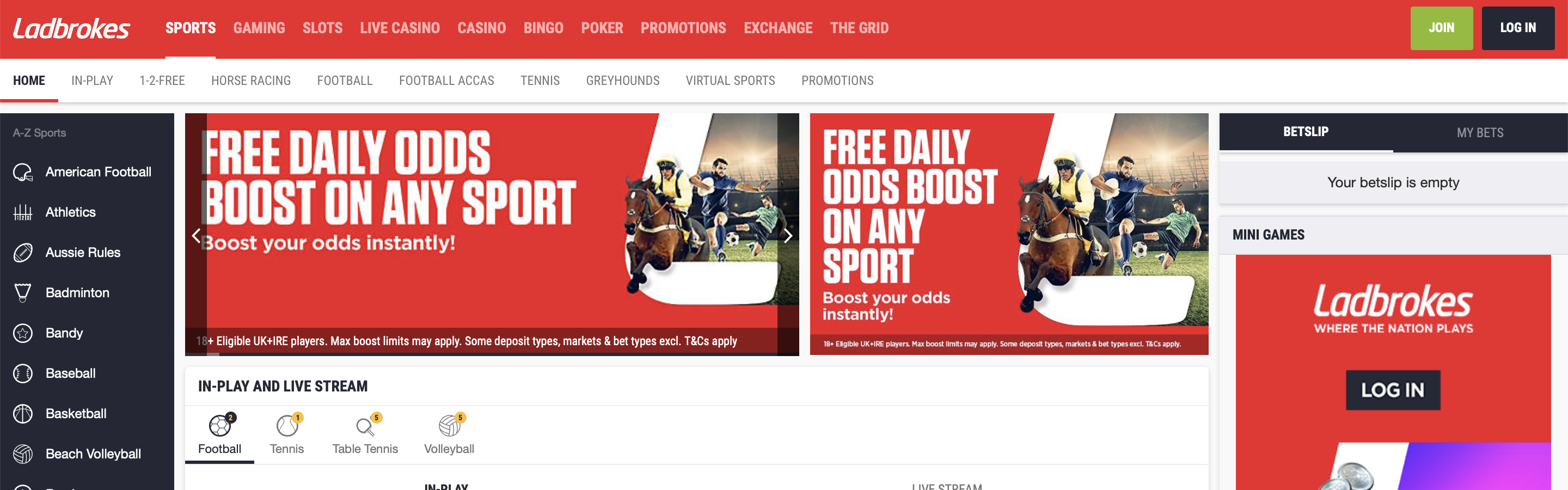 Ladbrokes UK Betting Site