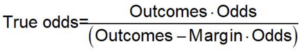True Odds Calculator formula